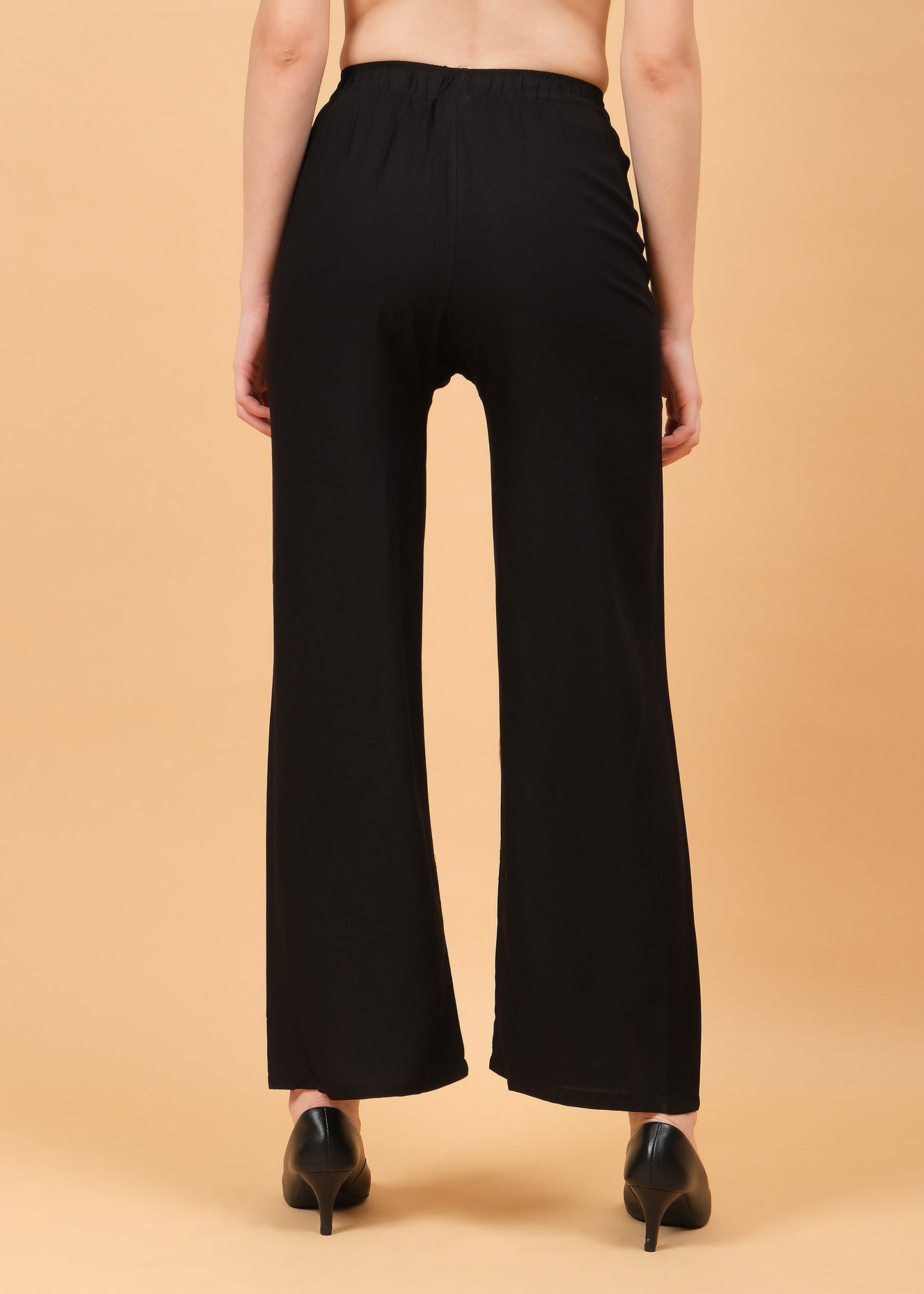 Stylish Women's Palazzo - Black