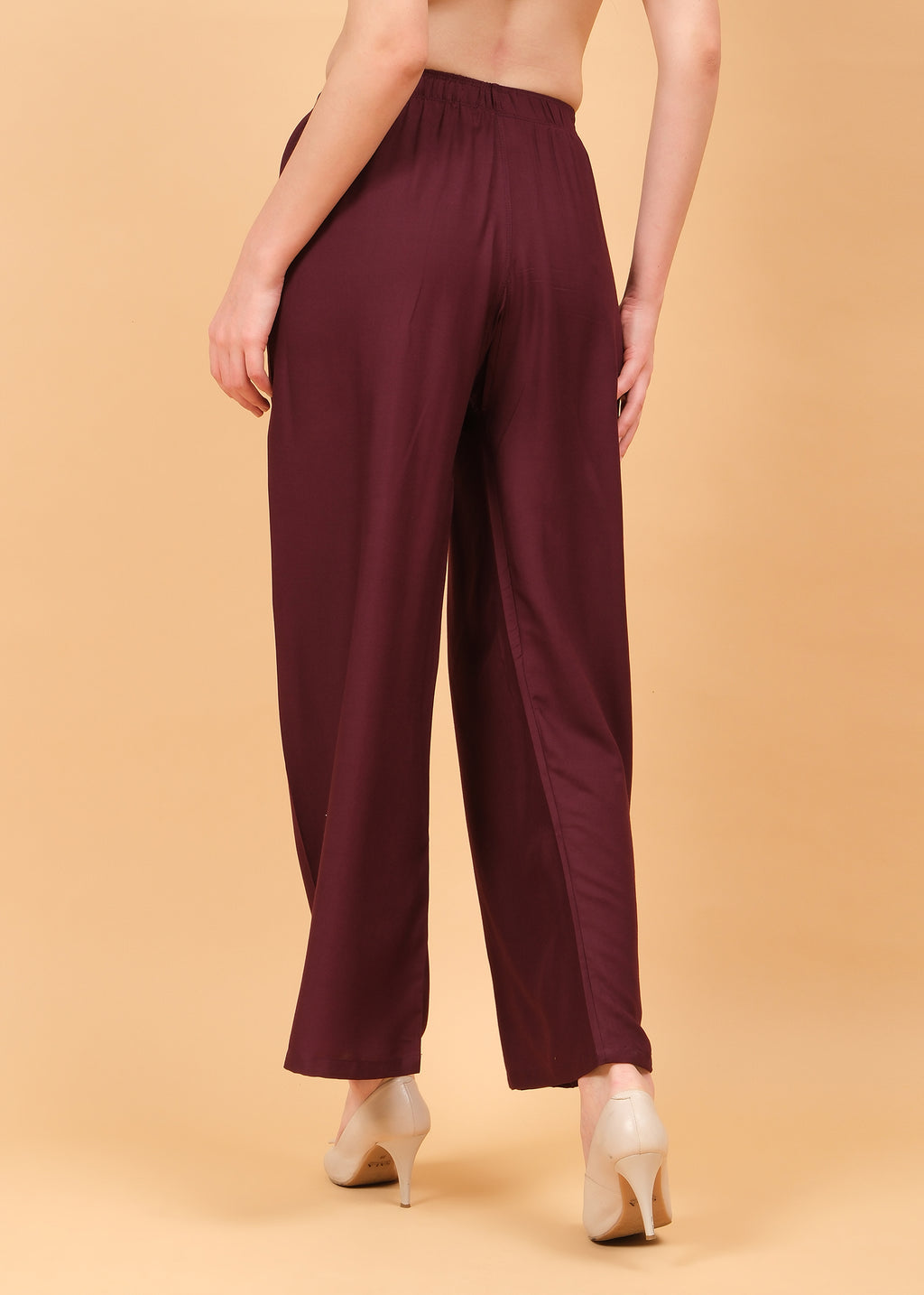 Stylish Women's Palazzo - Wine
