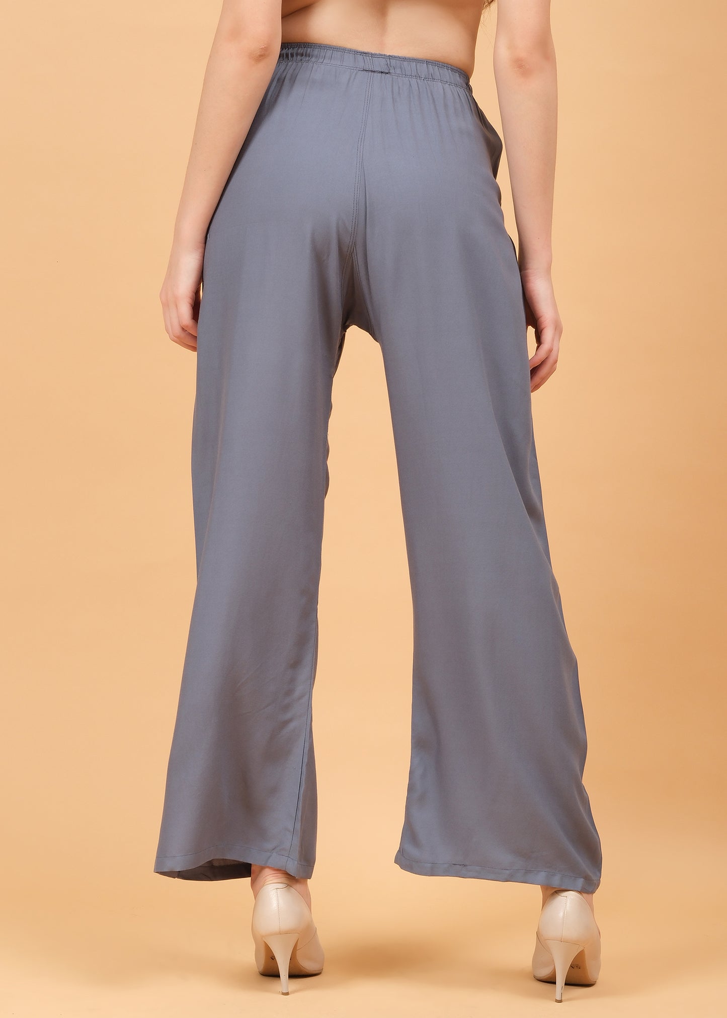 Stylish Women's Palazzo - Grey