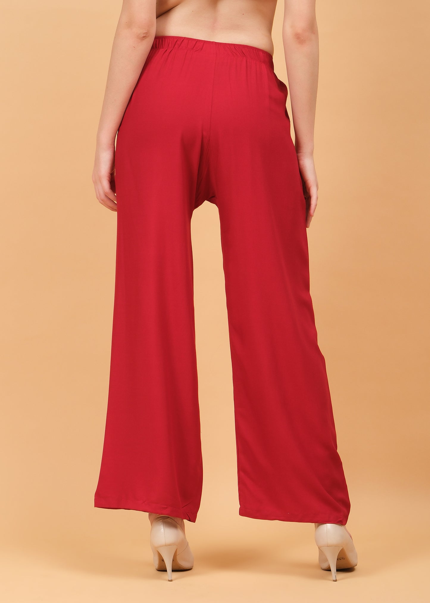 Stylish Women's Palazzo - Maroon
