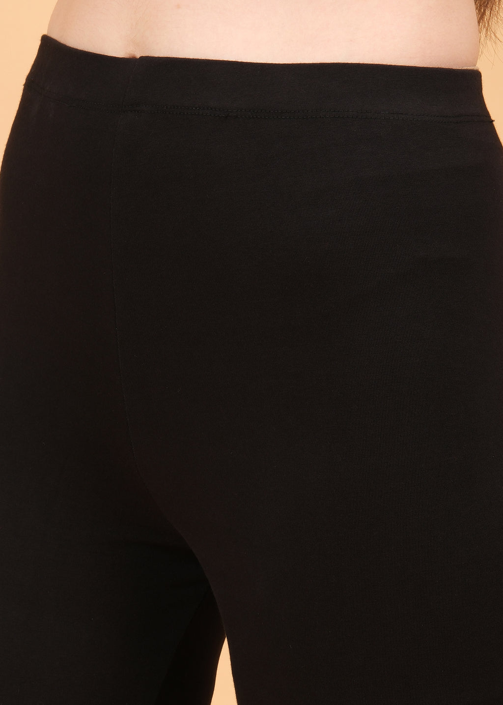 Women Ankle Length Leggings - Black