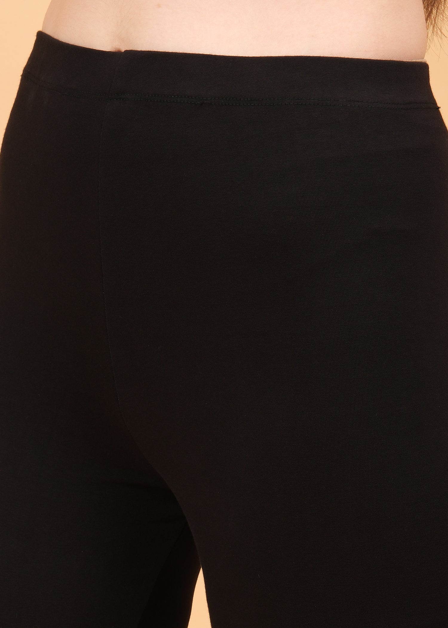 Women Ankle Length Leggings - Black