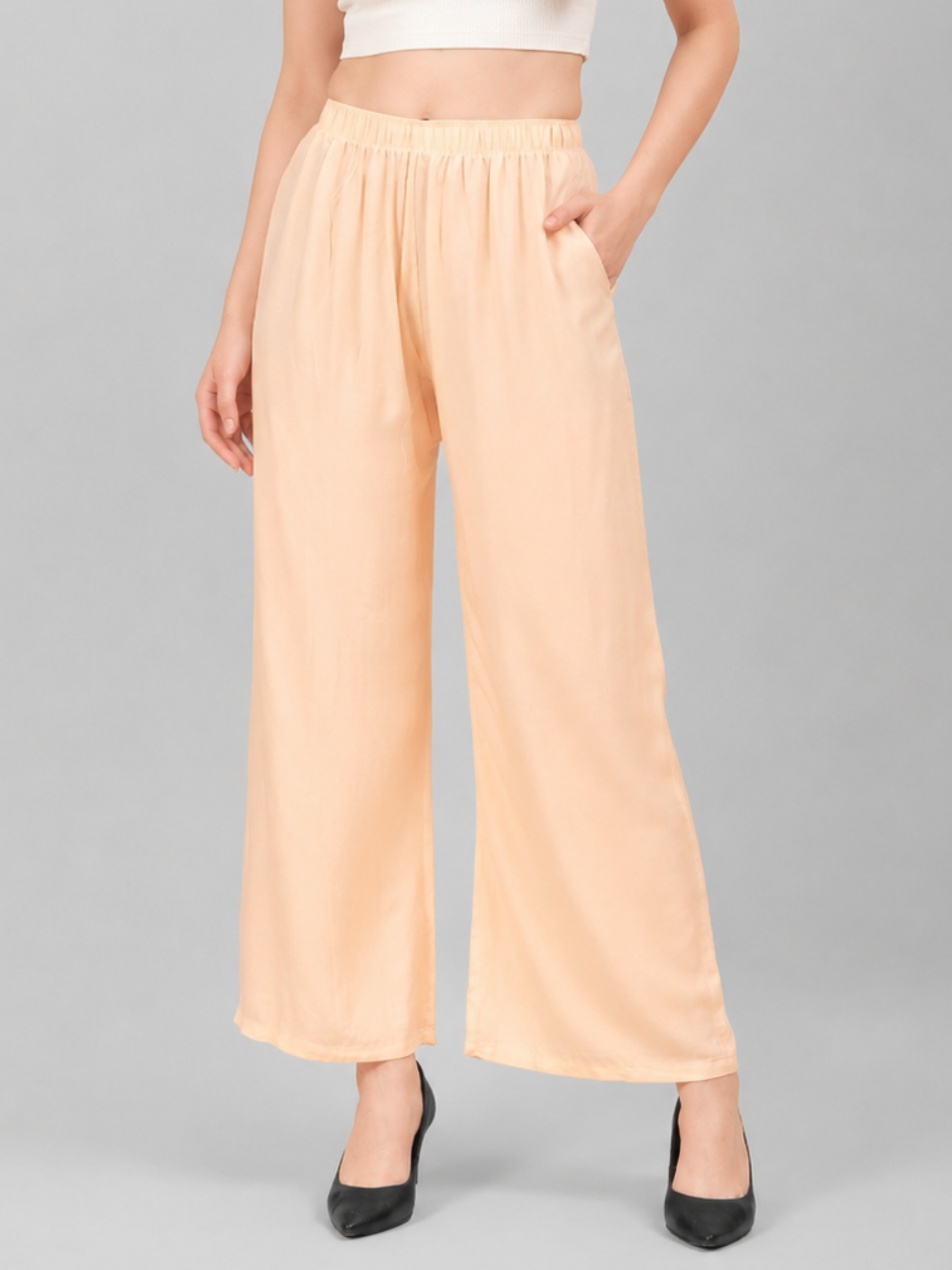 Stylish Women's Palazzo - Peach
