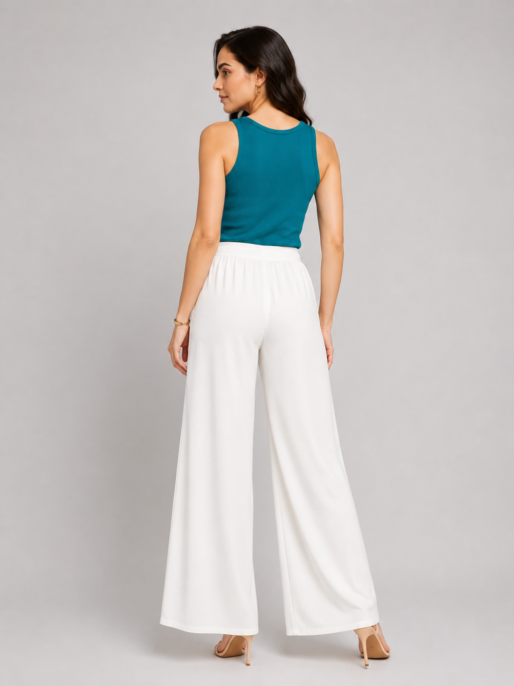 Stylish Women's Palazzo - White