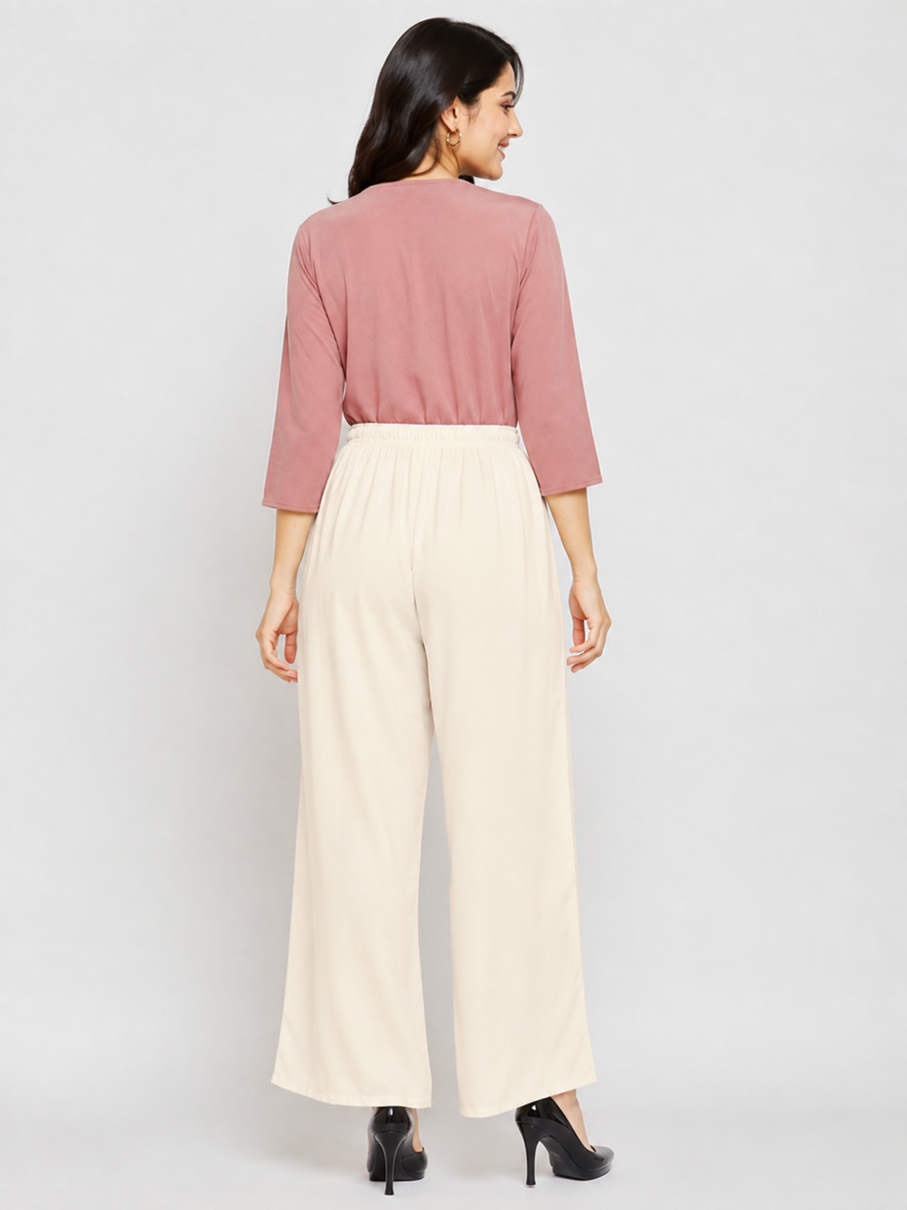 Stylish Women's Palazzo - Off White