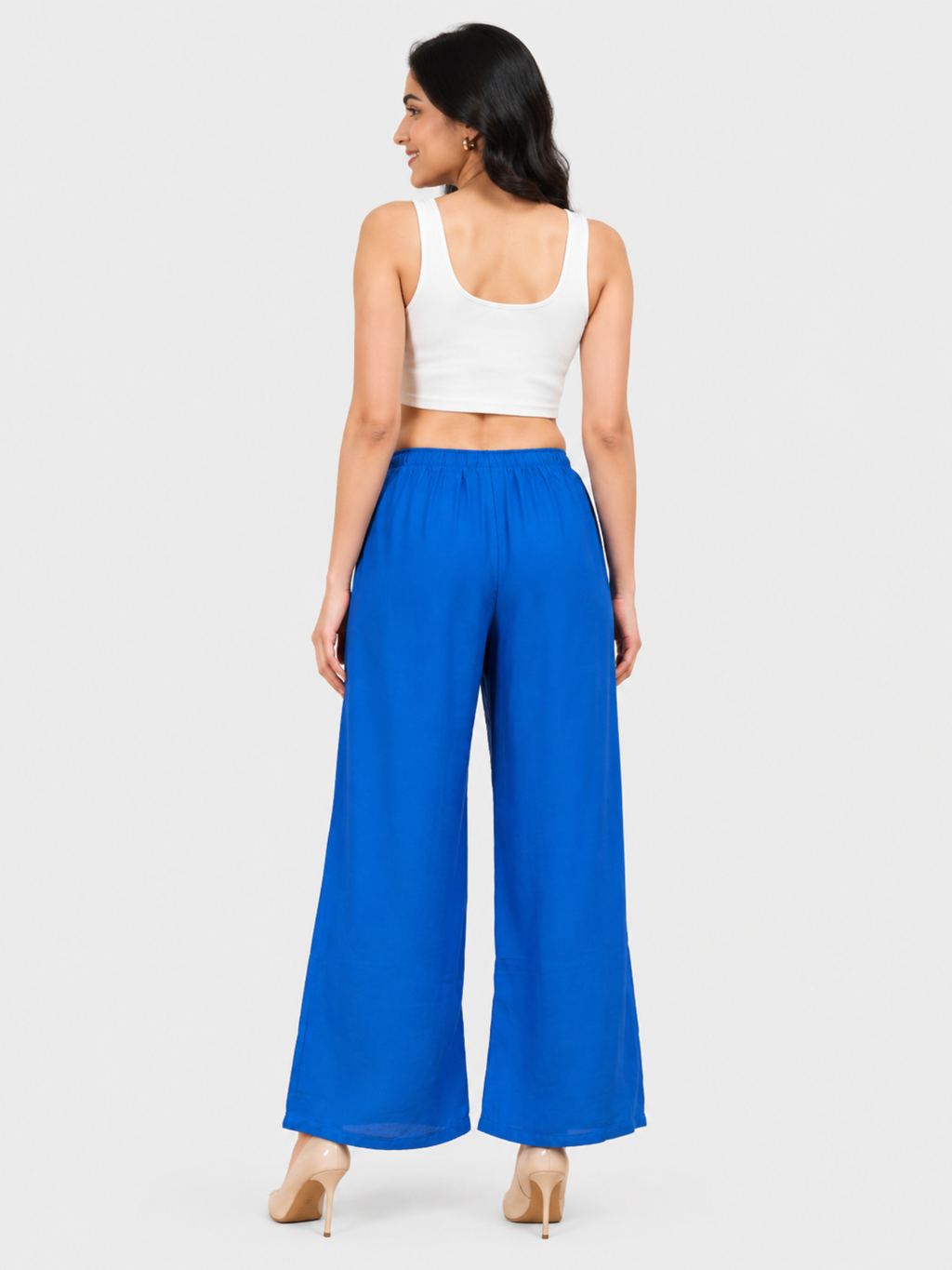 Stylish Women's Palazzo - Royal Blue