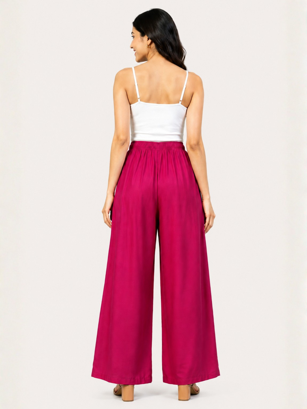 Stylish Women's Palazzo - Magenta