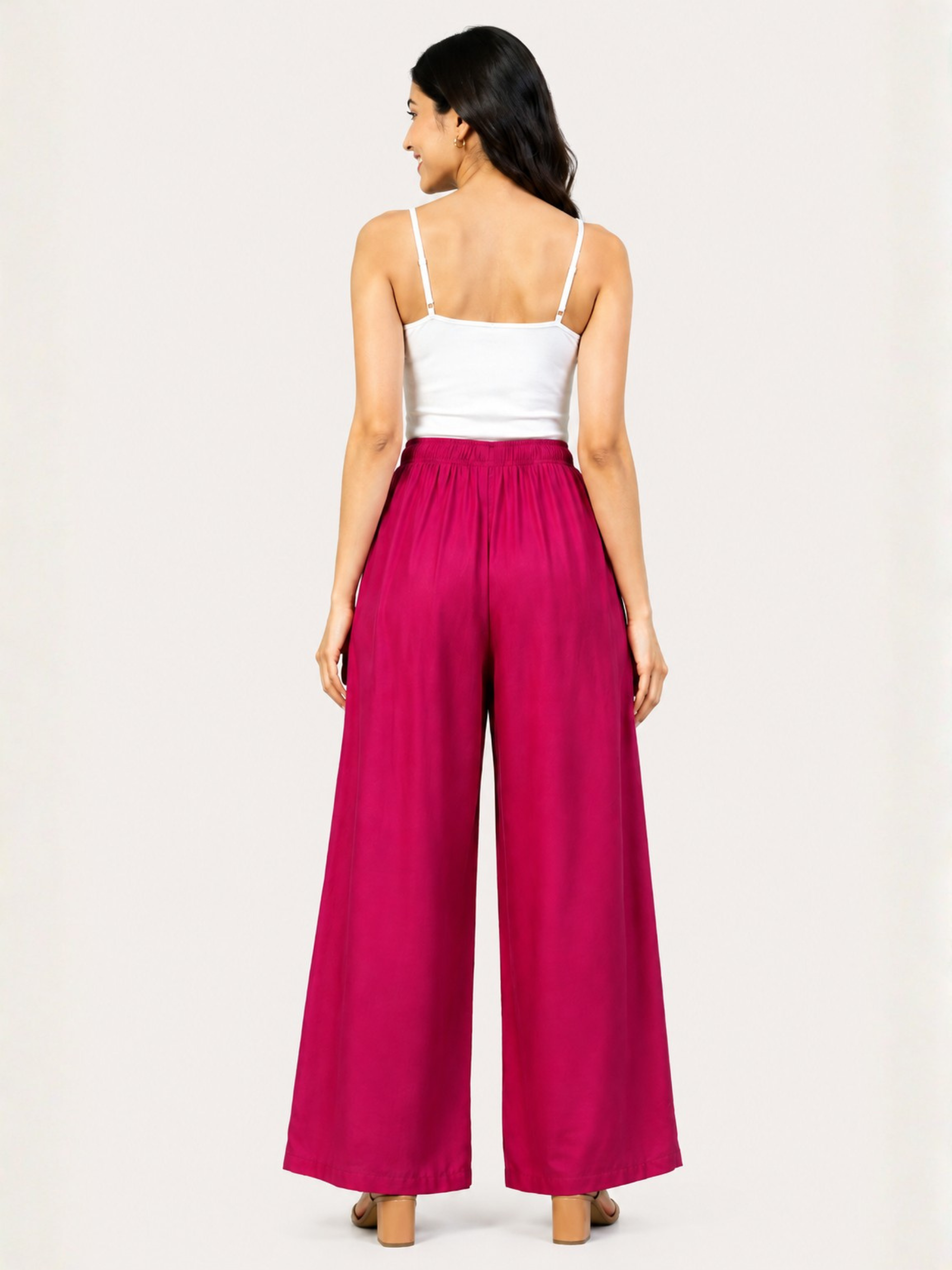 Stylish Women's Palazzo - Magenta