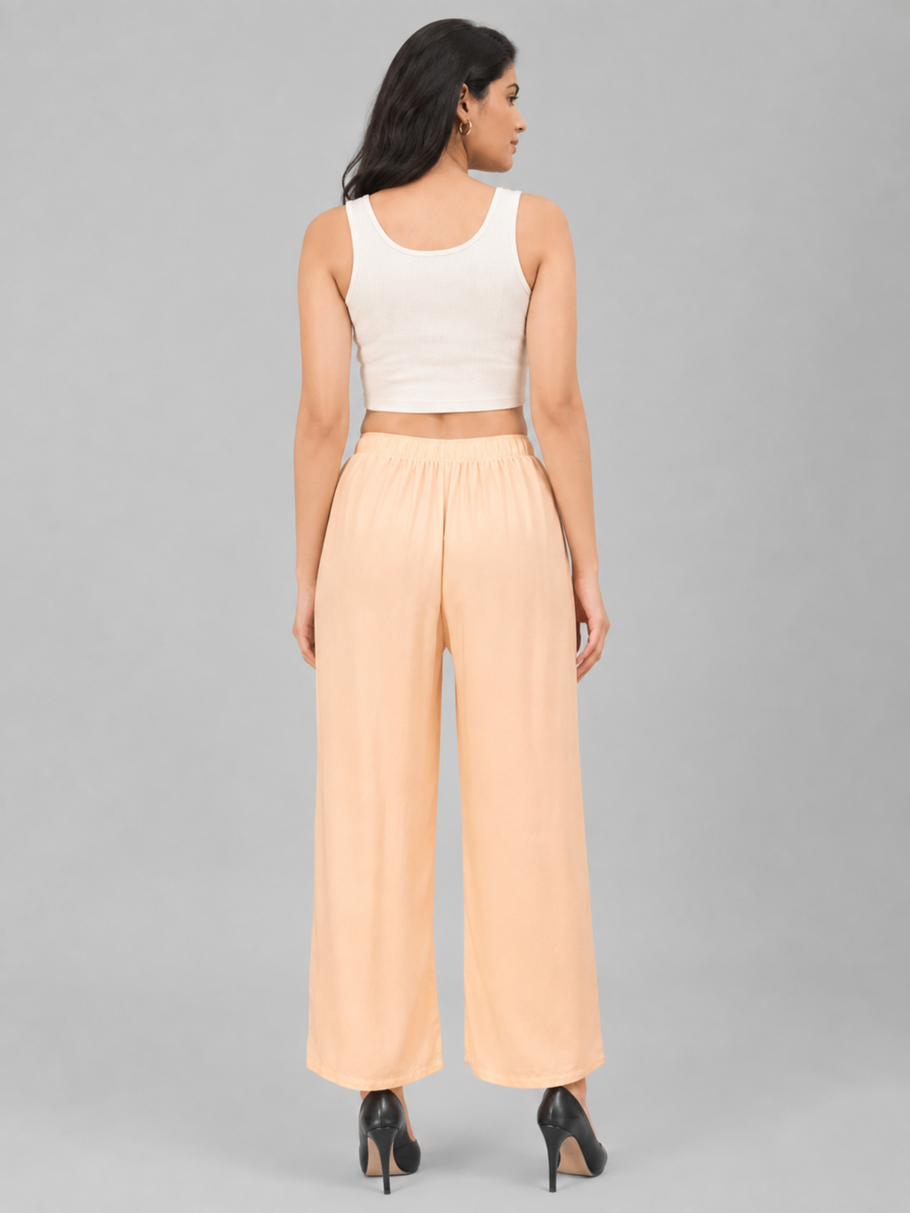 Stylish Women's Palazzo - Peach