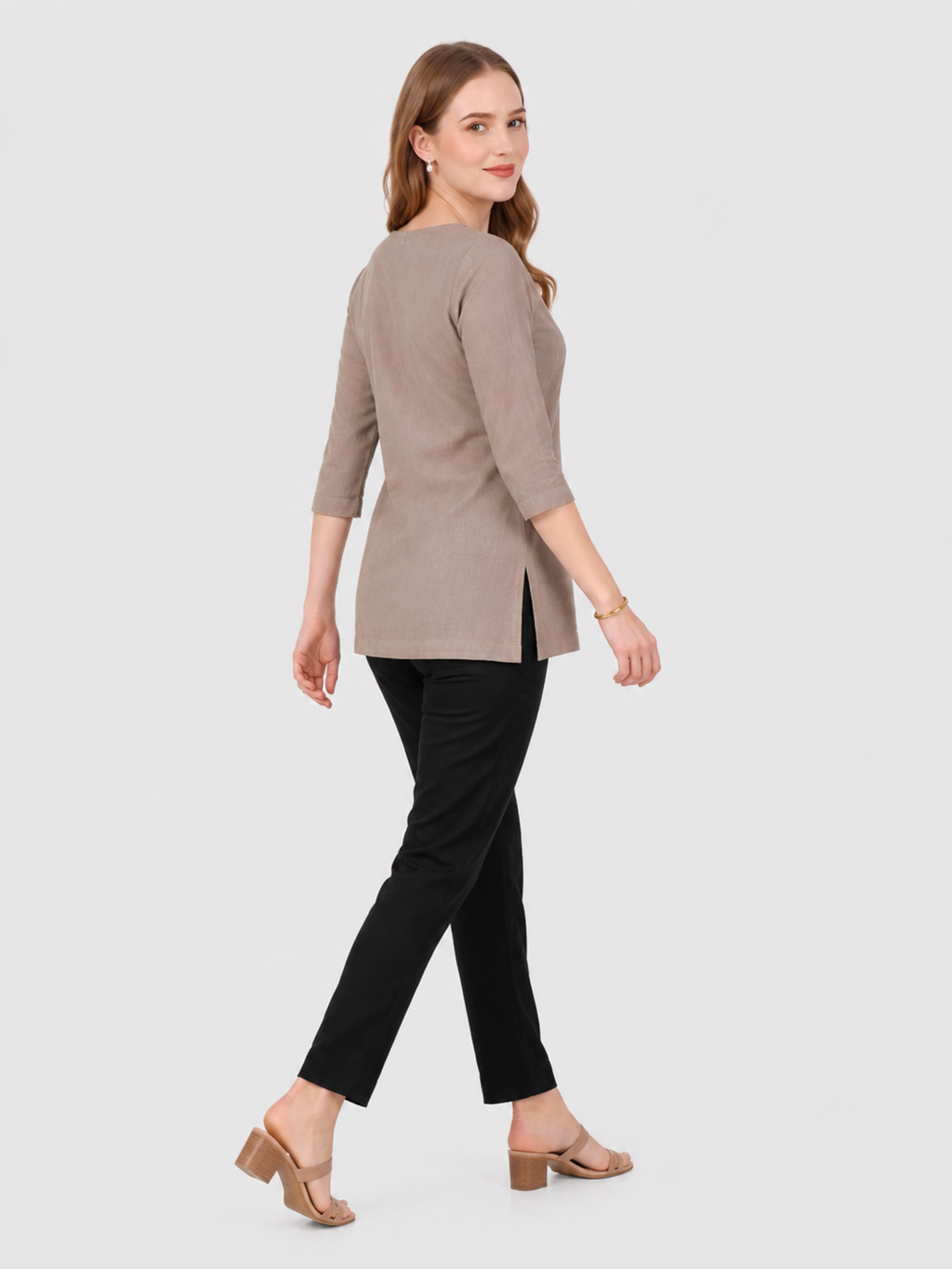 Stylish Women's Rayon Kurti Pants - Black