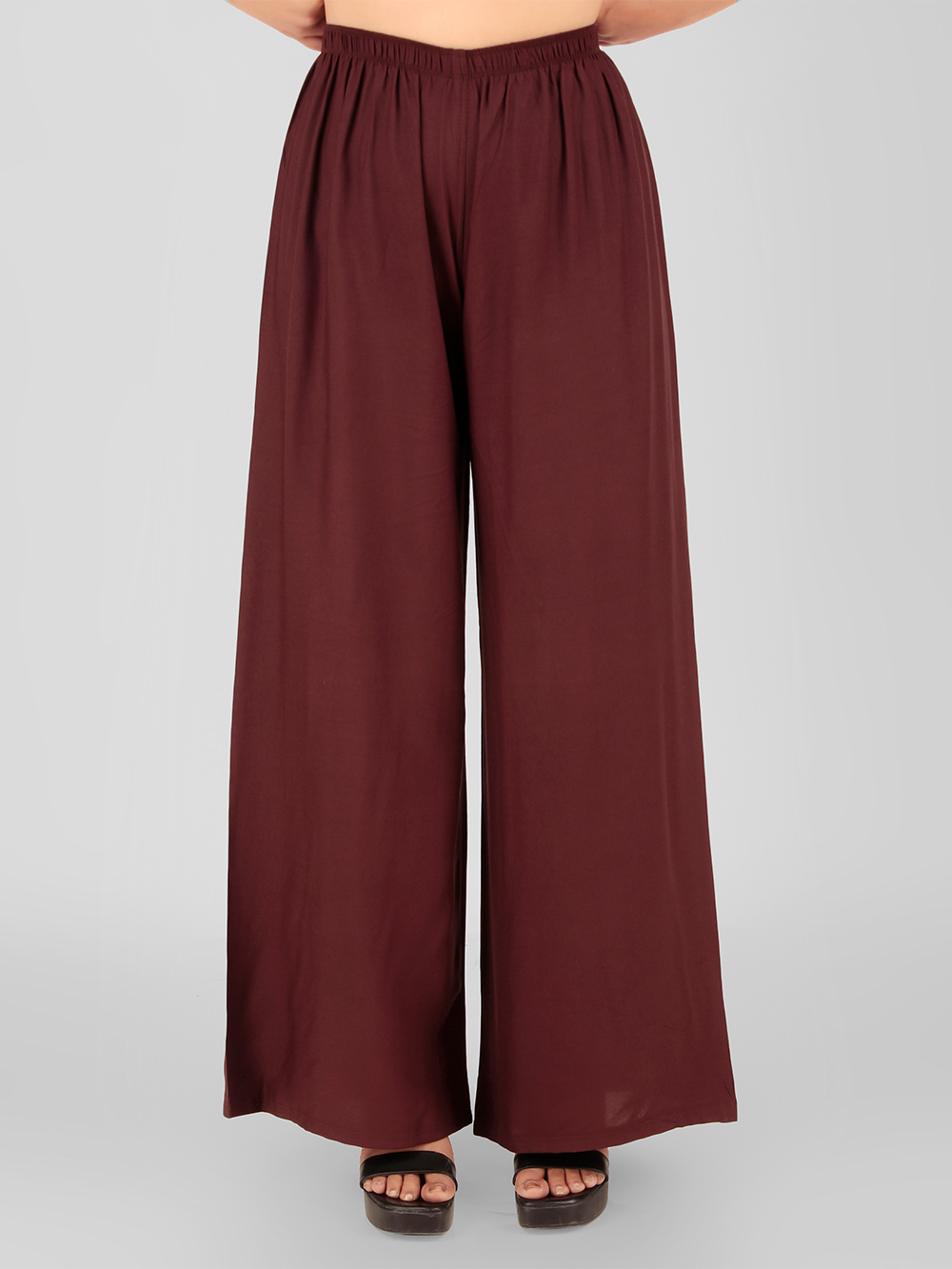 Stylish Women's Palazzo - Coffee Brown