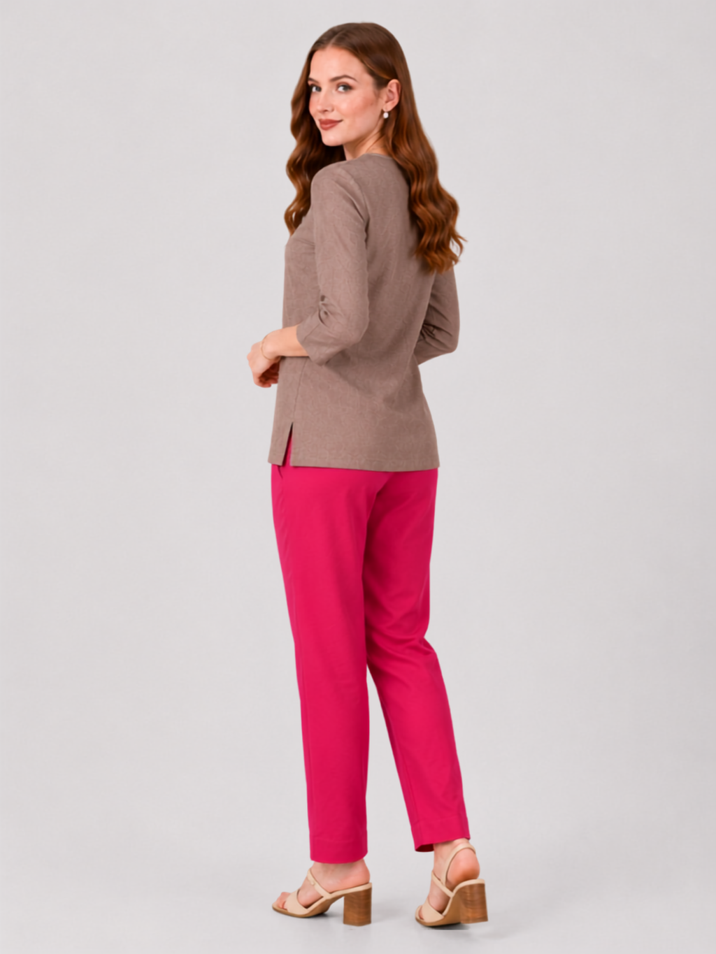Stylish Women's Rayon Kurti Pants - Magenta