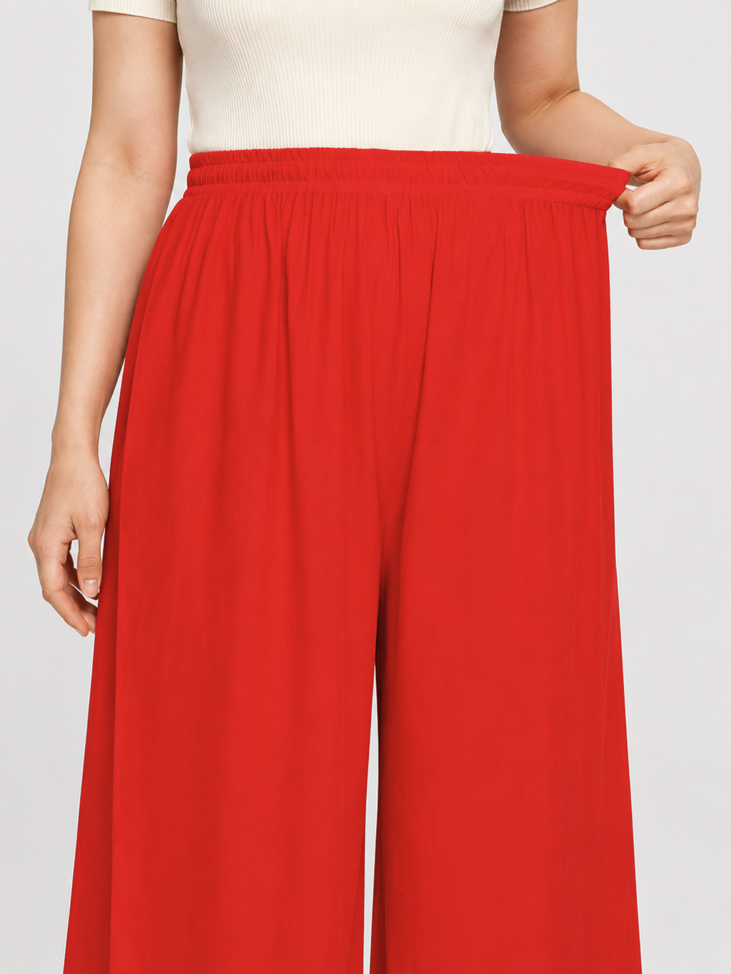 Stylish Women's Palazzo - Red