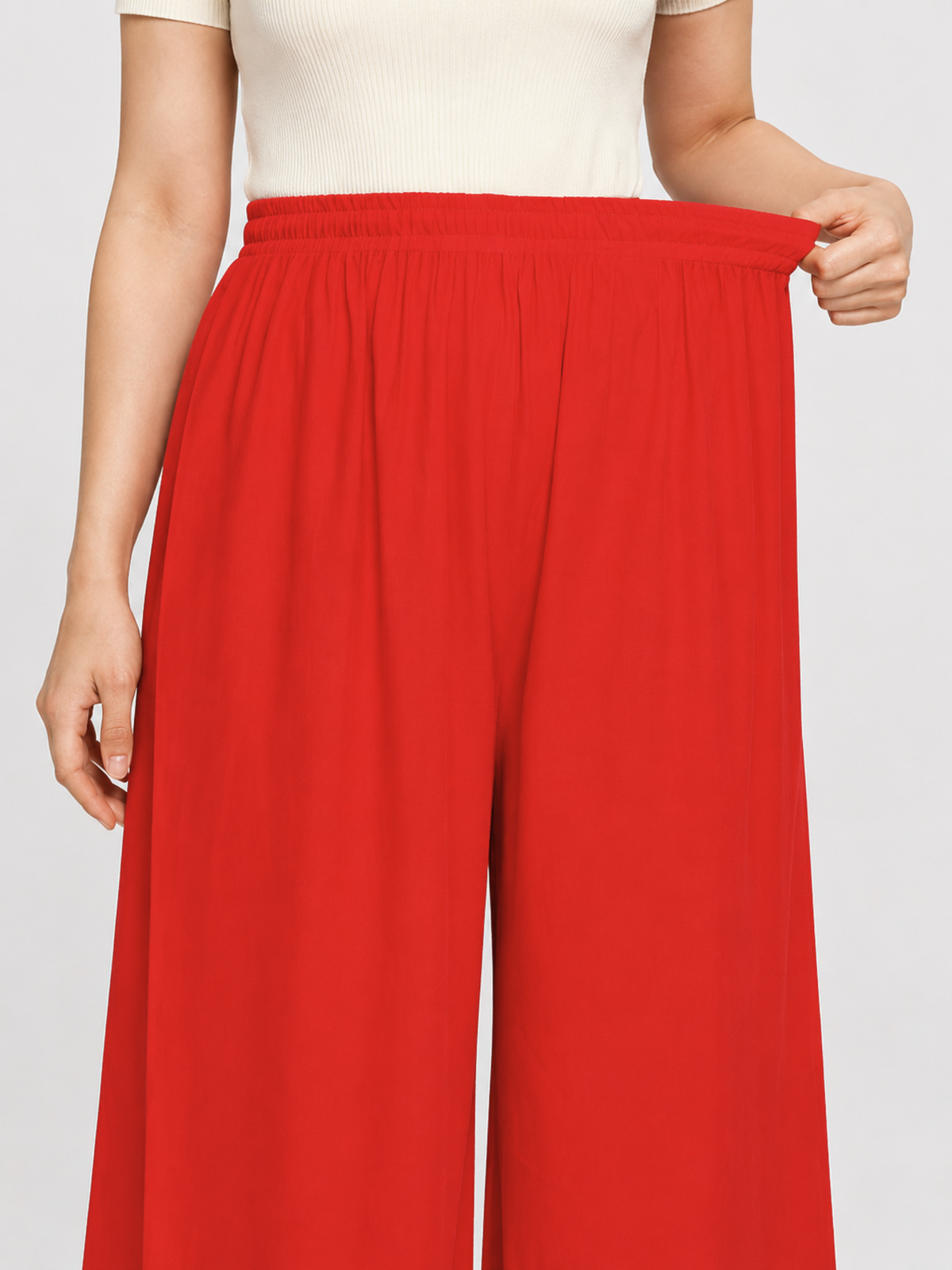 Stylish Women's Palazzo - Red