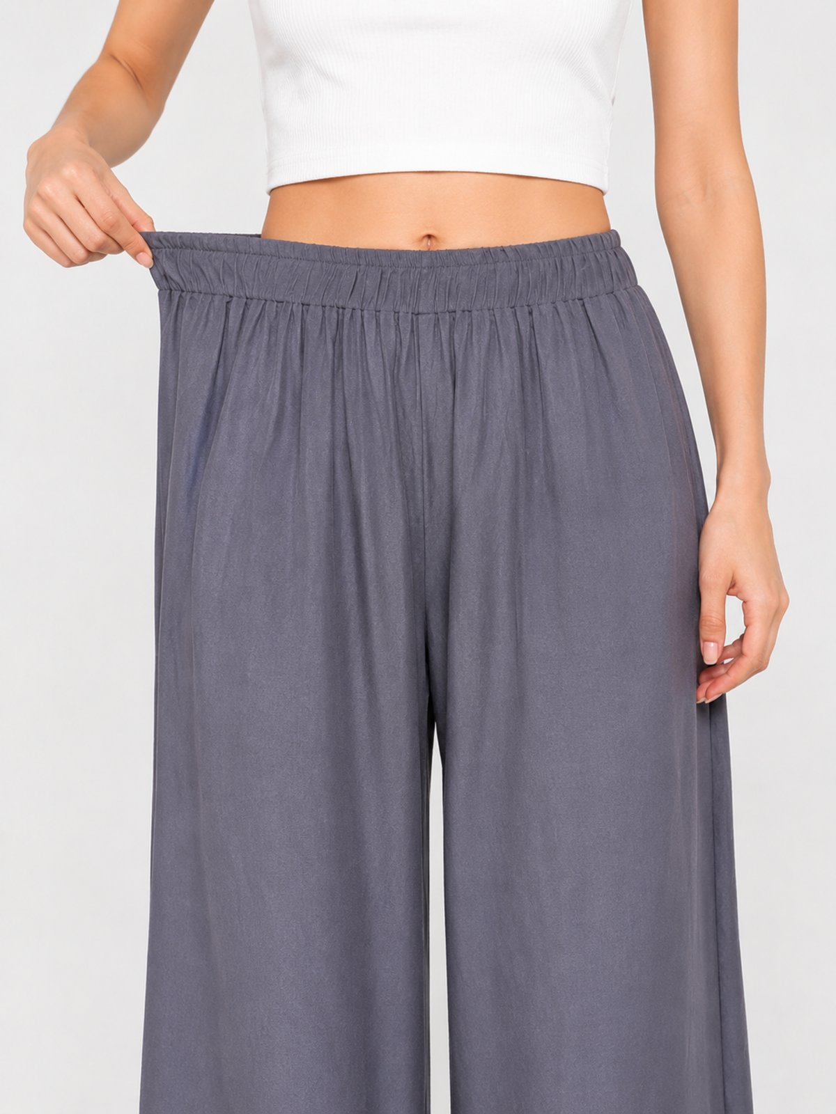 Stylish Women's Palazzo - Grey