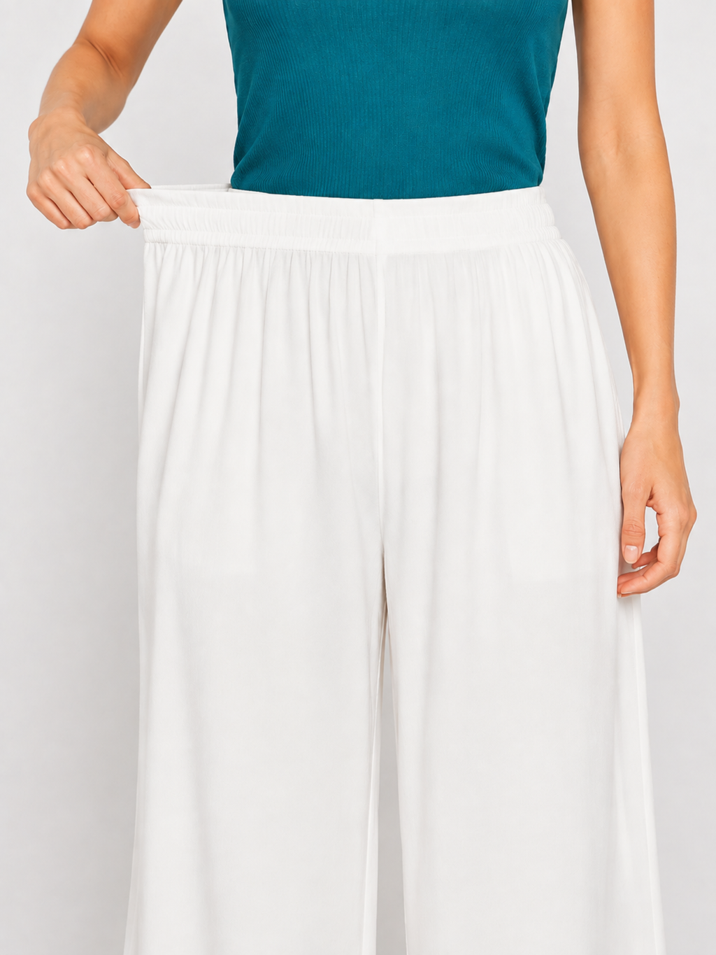 Stylish Women's Palazzo - White