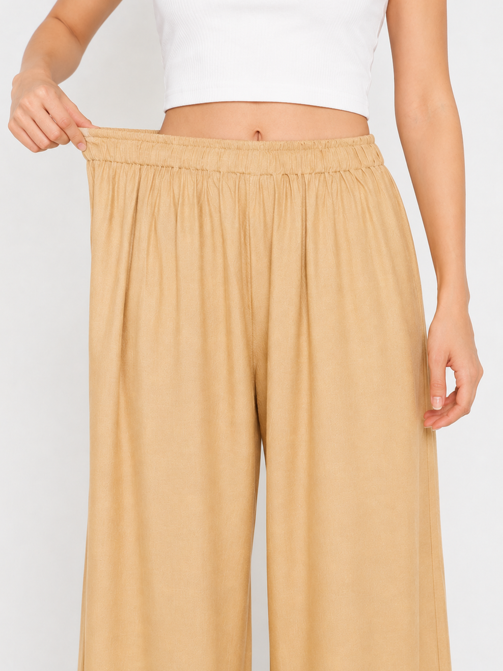 Stylish Women's Palazzo - Golden