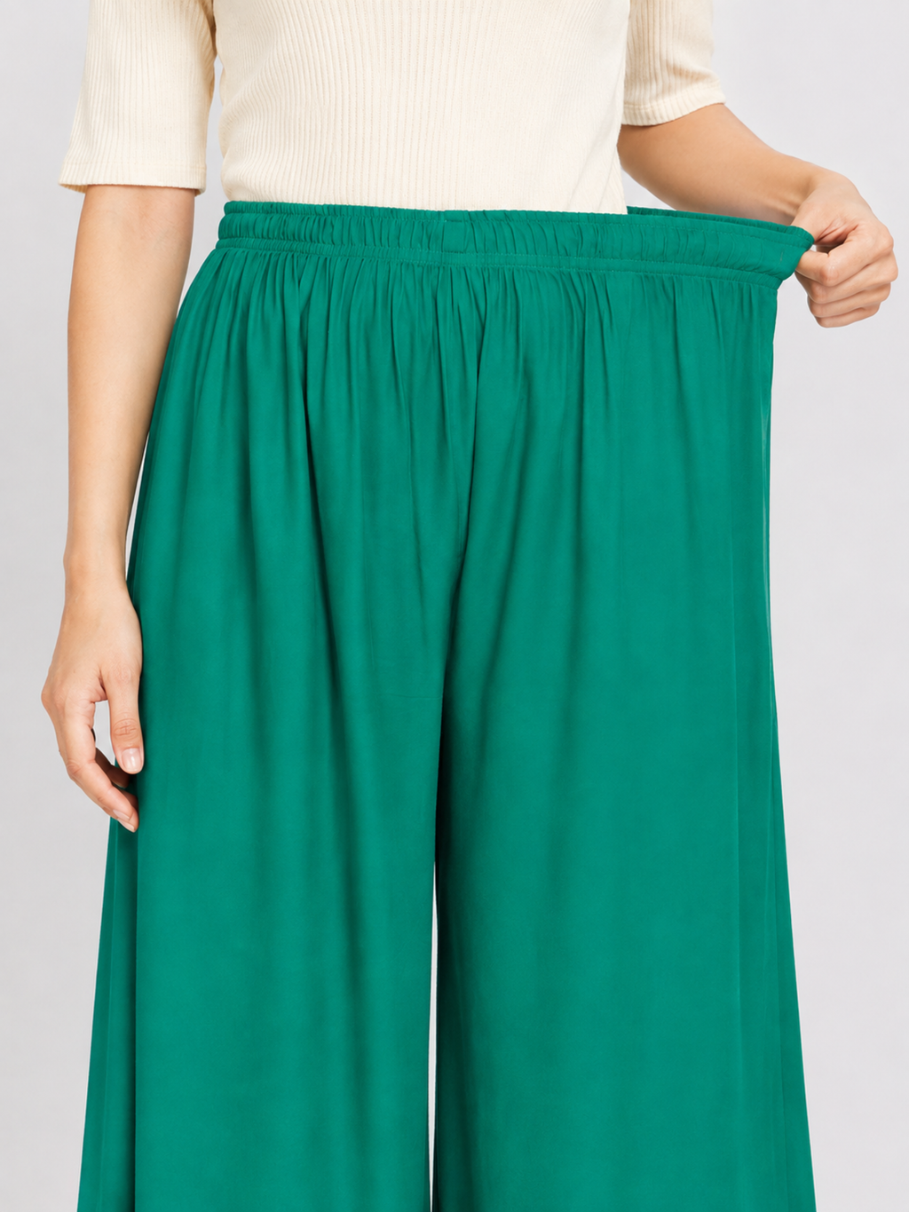 Stylish Women's Palazzo - Sea Green