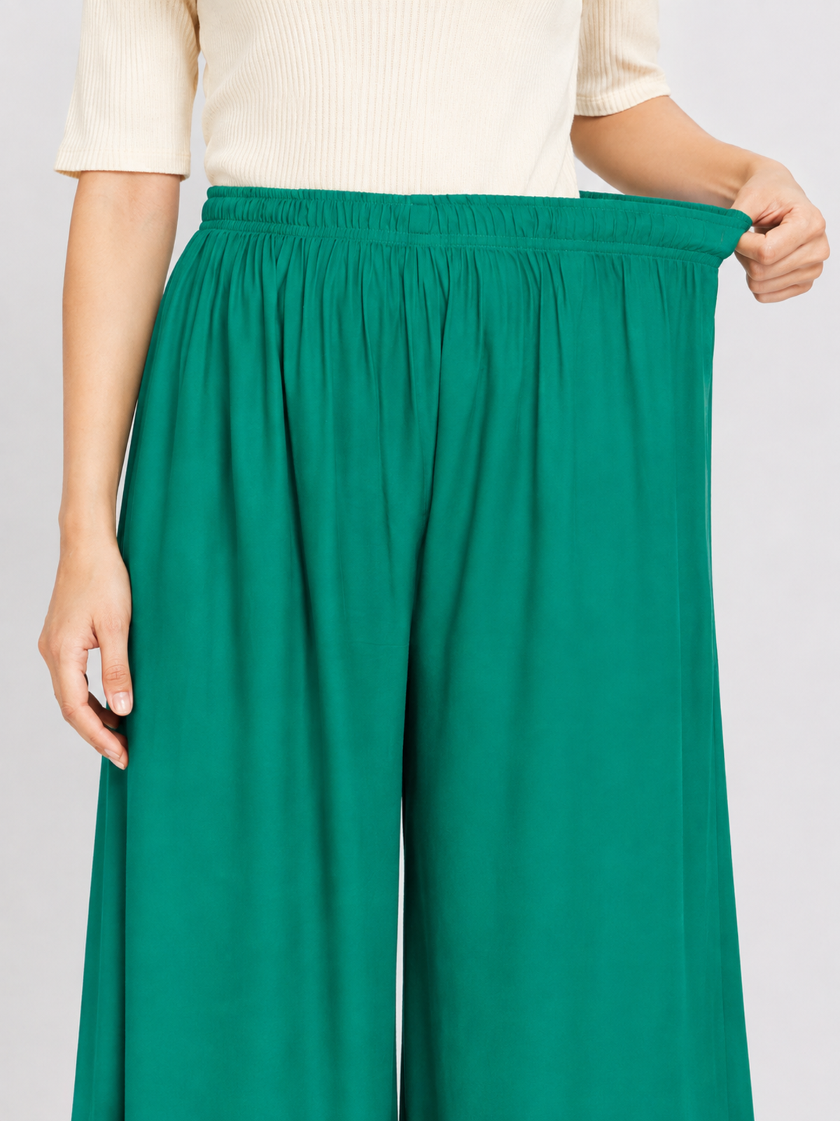 Stylish Women's Palazzo - Sea Green