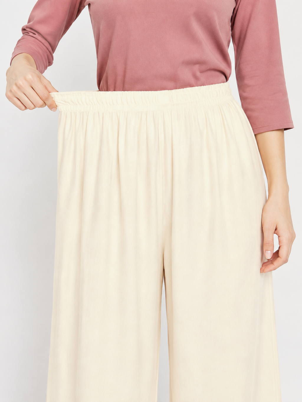 Stylish Women's Palazzo - Off White