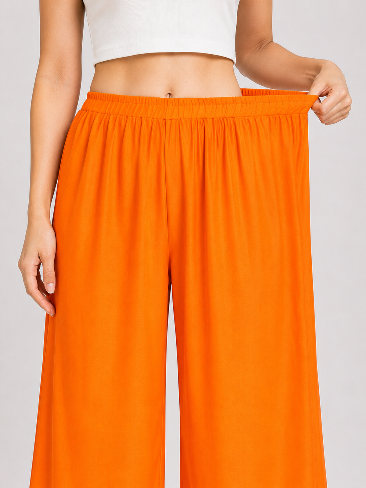 Stylish Women's Palazzo - Orange