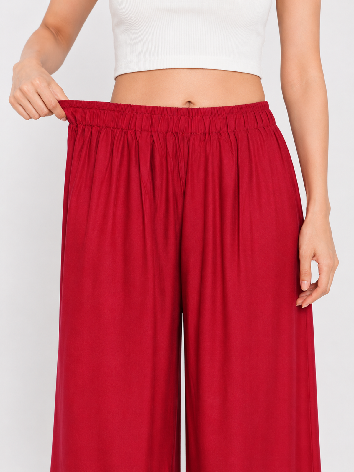 Stylish Women's Palazzo - Maroon