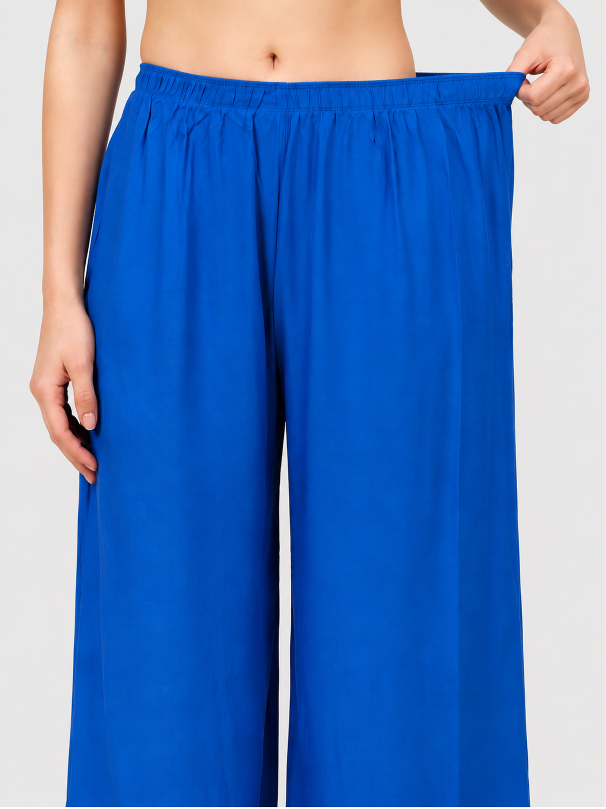 Stylish Women's Palazzo - Royal Blue