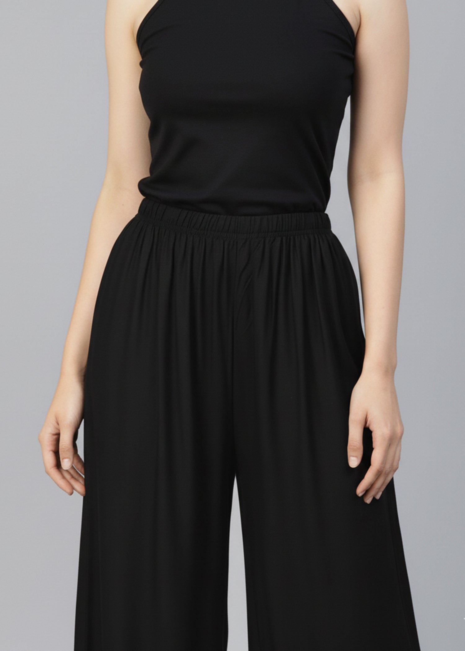 Stylish Women's Palazzo - Black