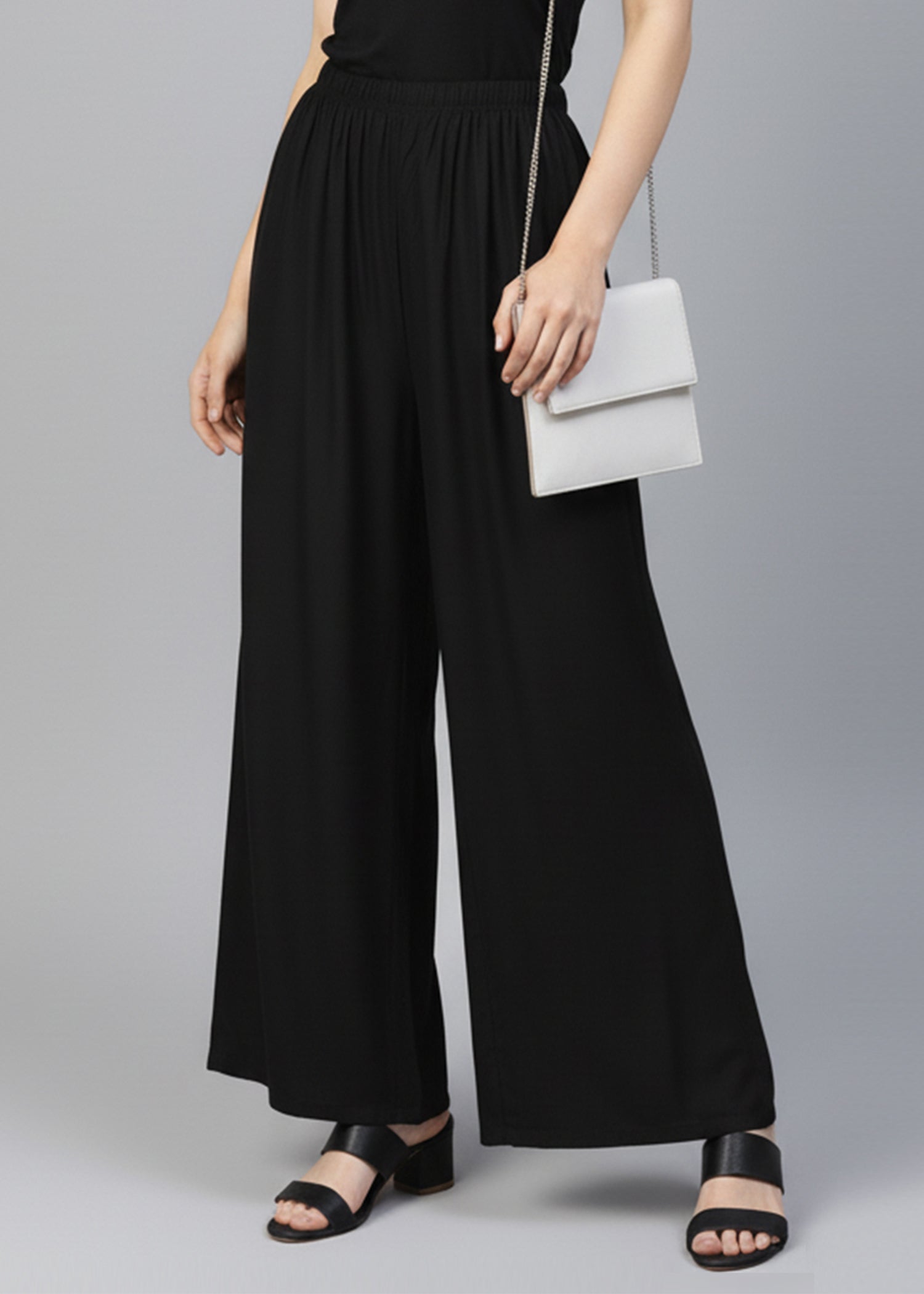 Stylish Women's Palazzo - Black