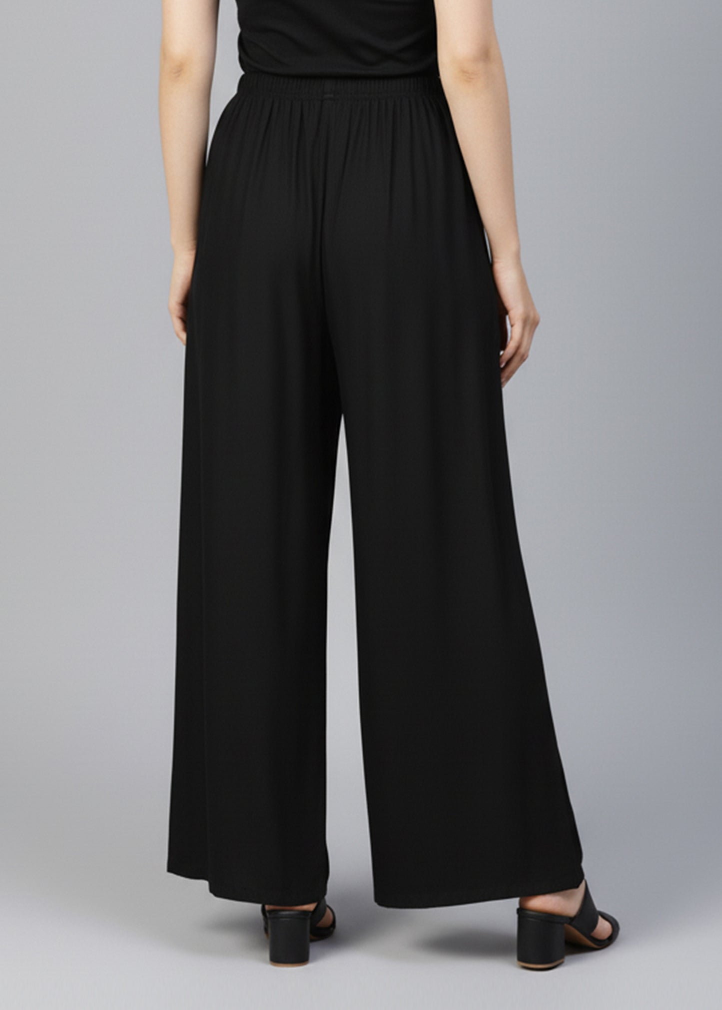 Stylish Women's Palazzo - Black