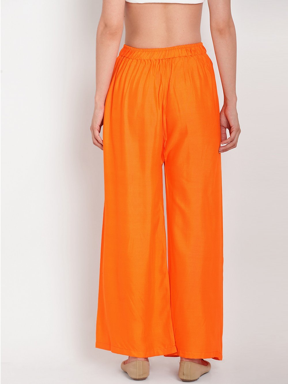 Stylish Women's Palazzo - Orange