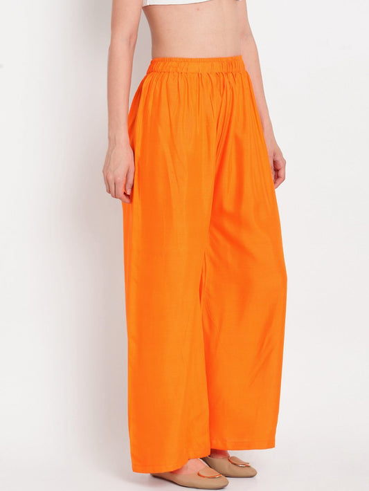Stylish Women's Palazzo - Orange