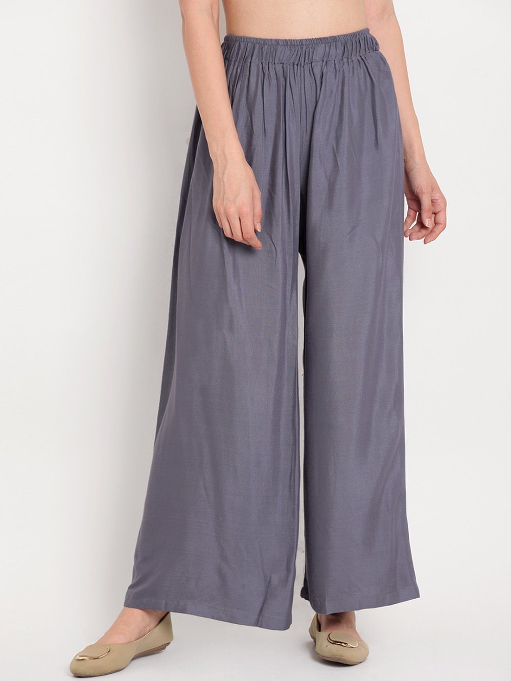 Stylish Women's Palazzo - Grey