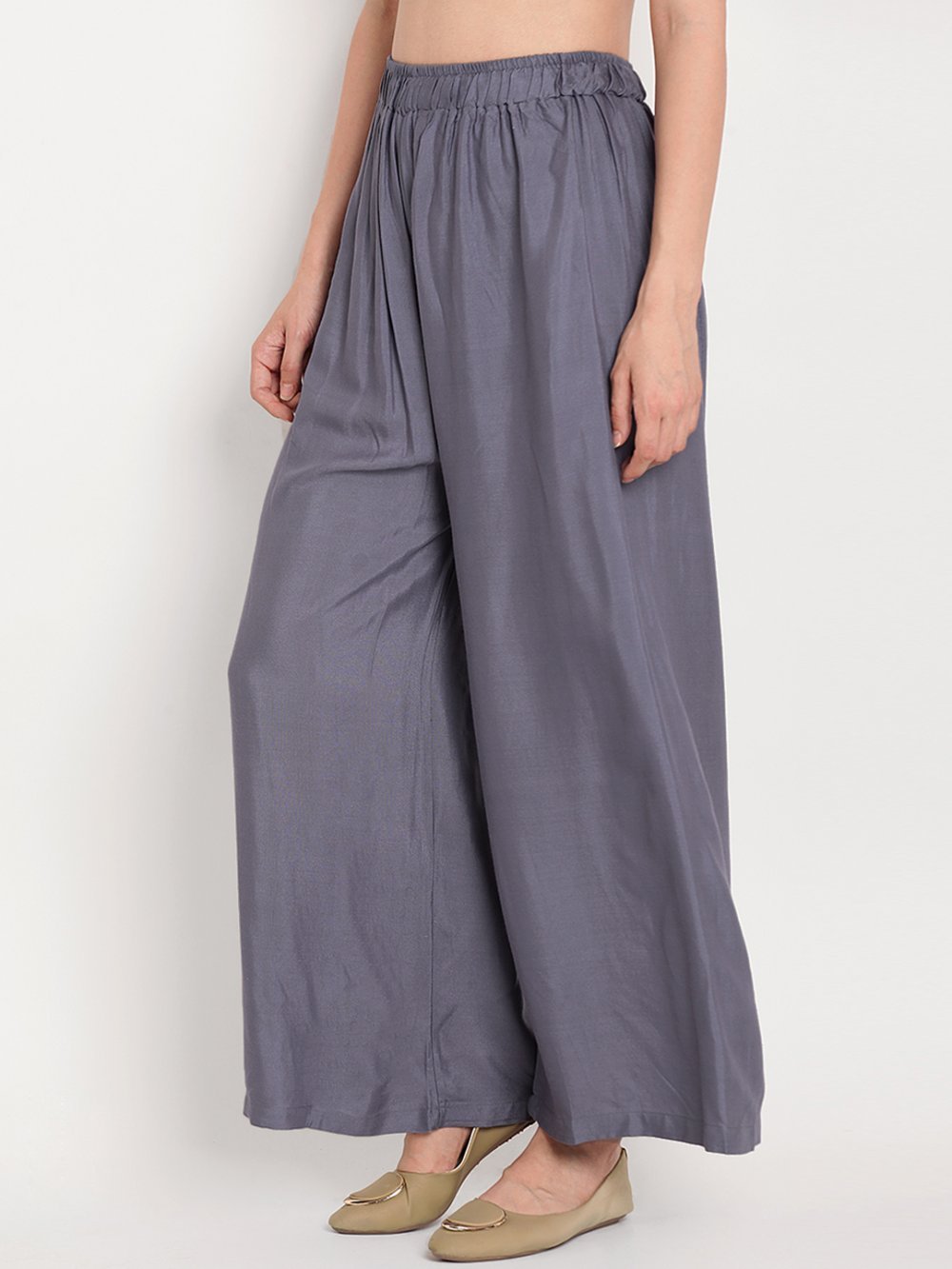 Stylish Women's Palazzo - Grey