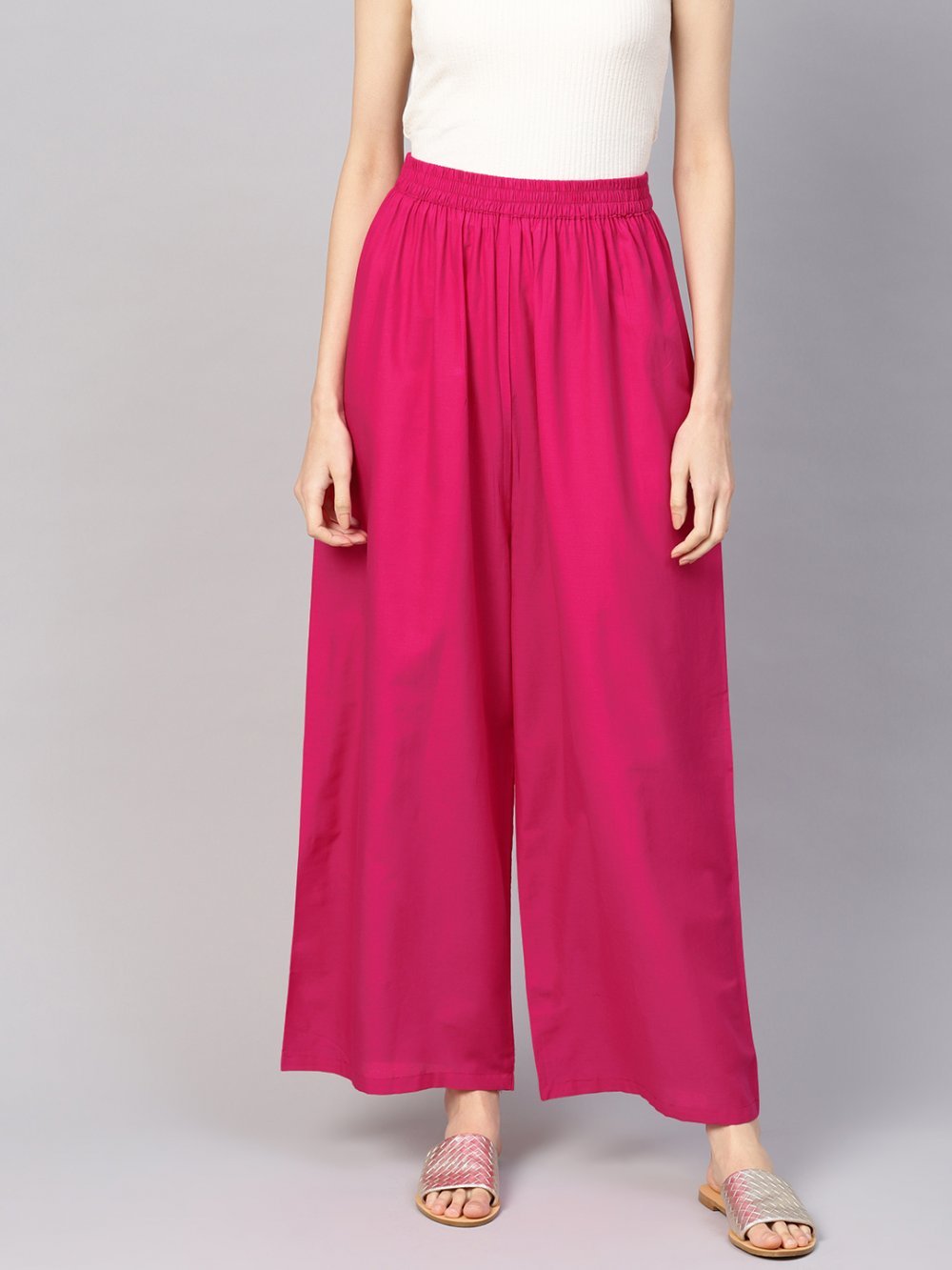 Stylish Women's Palazzo - Magenta
