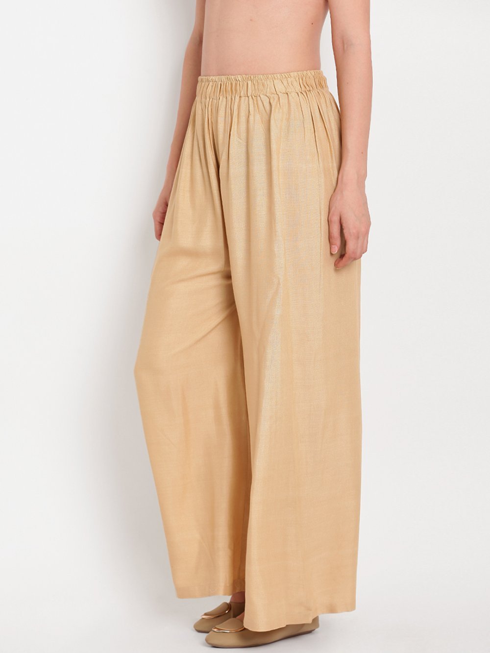 Stylish Women's Palazzo - Golden
