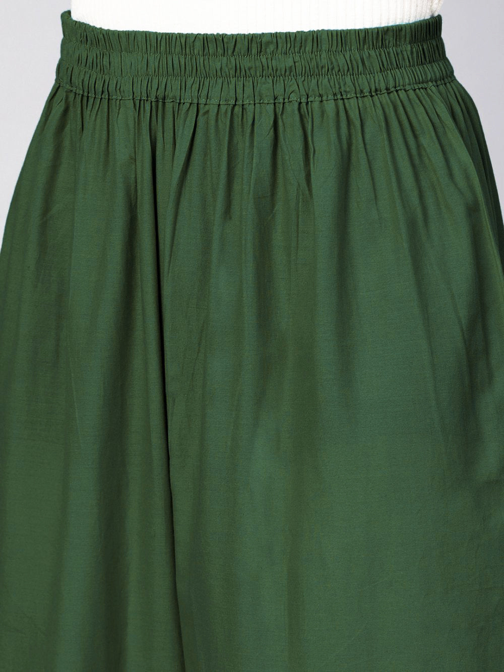 Stylish Women's Palazzo - Bottle Green