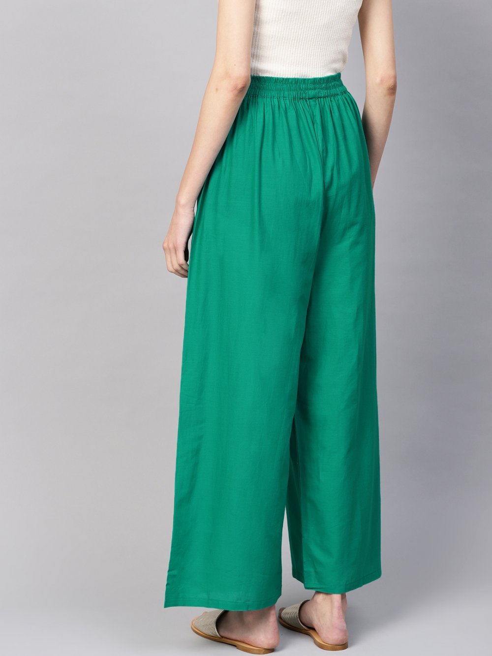 Stylish Women's Palazzo - Sea Green