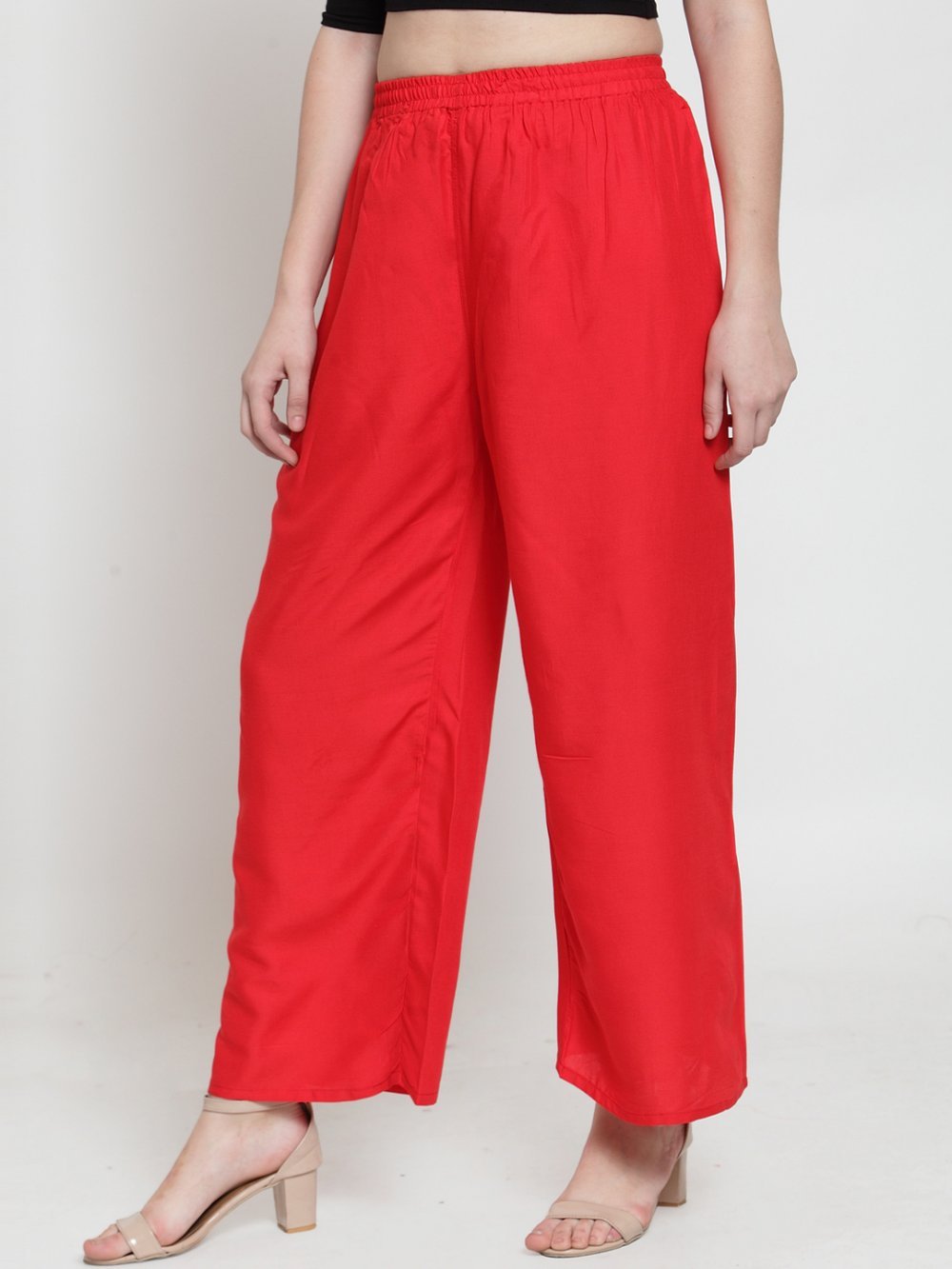 Stylish Women's Palazzo - Red