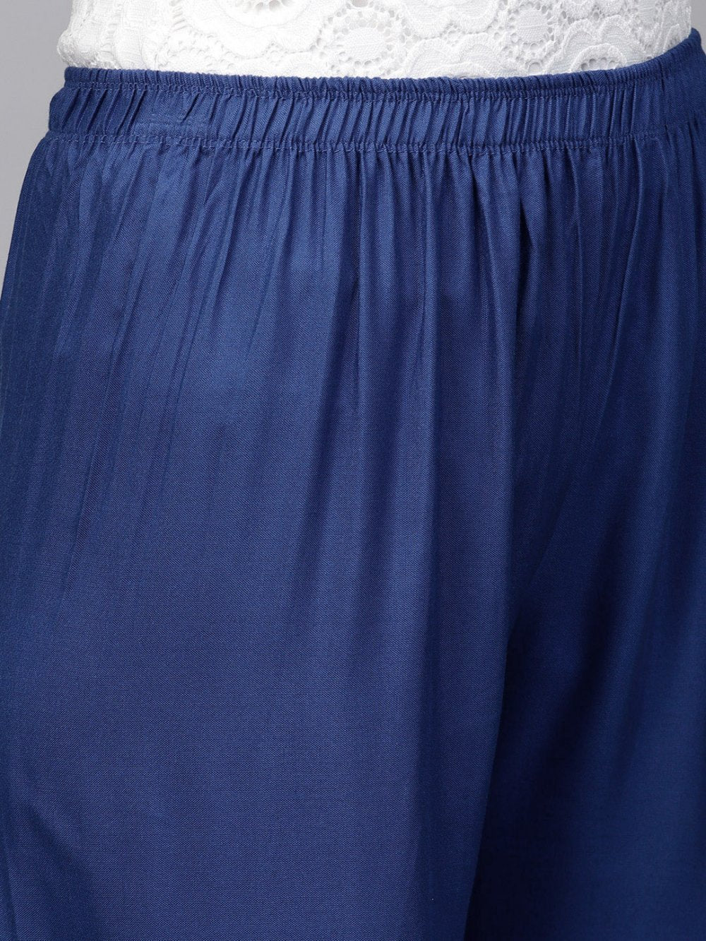 Stylish Women's Palazzo - Petrol Blue