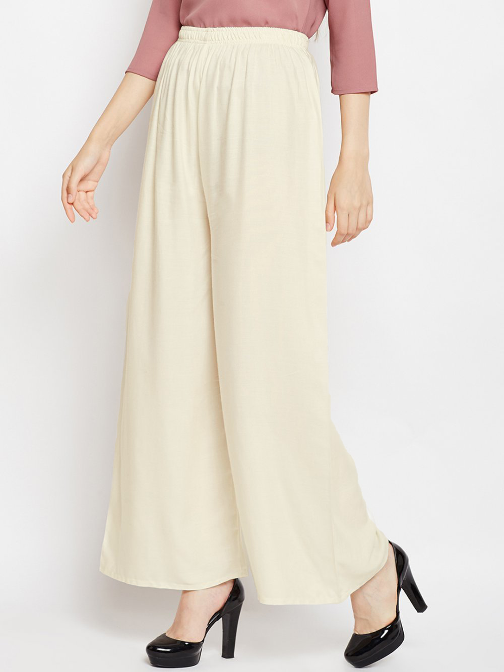 Stylish Women's Palazzo - Off White