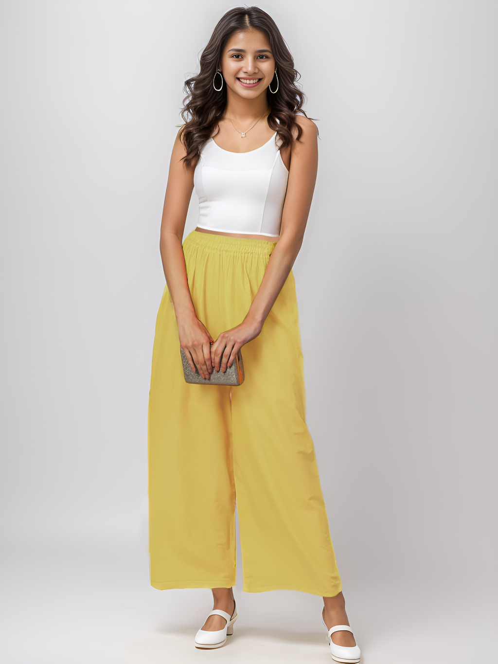 Stylish Women's Palazzo - Beige