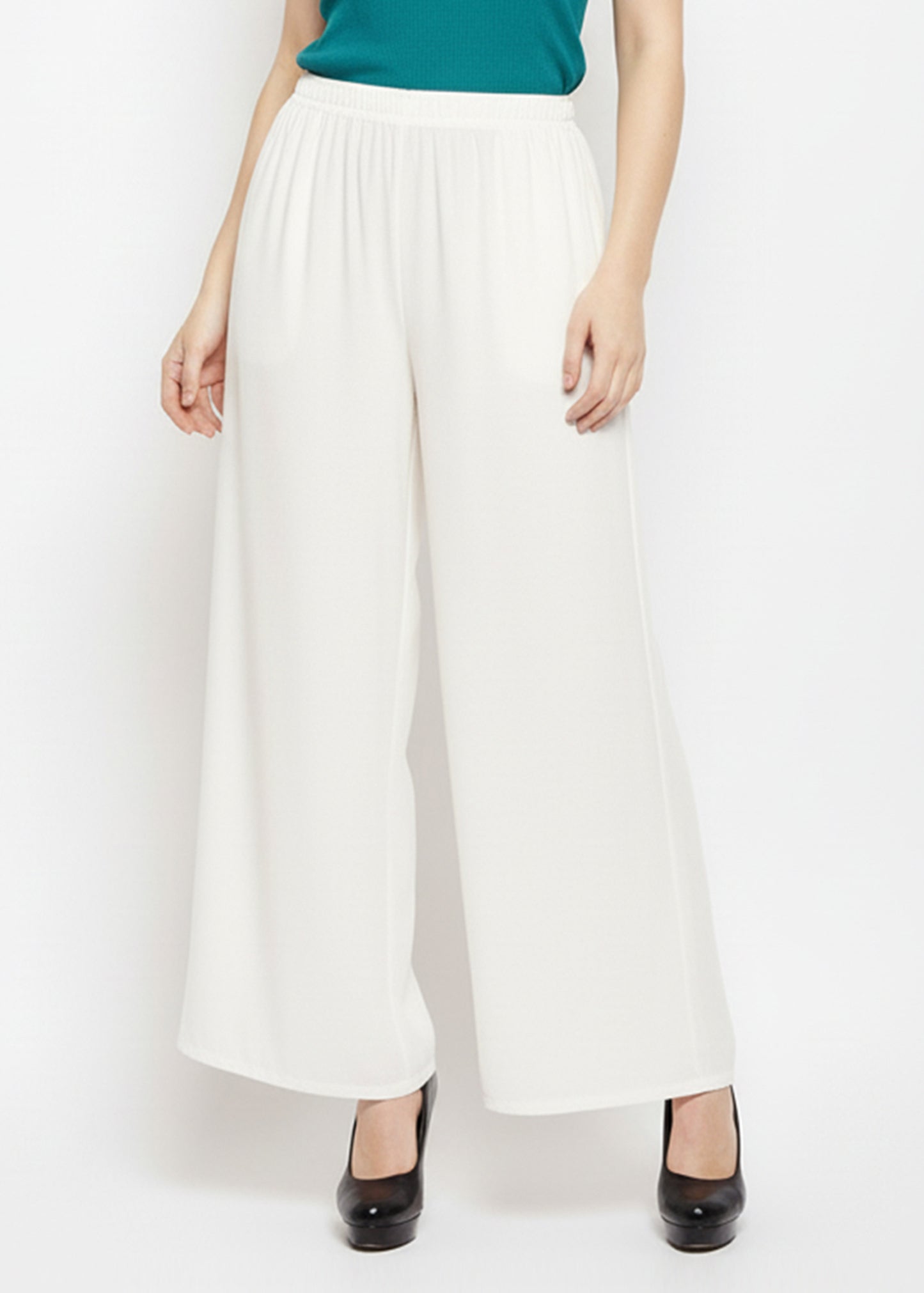 Stylish Women's Palazzo - White