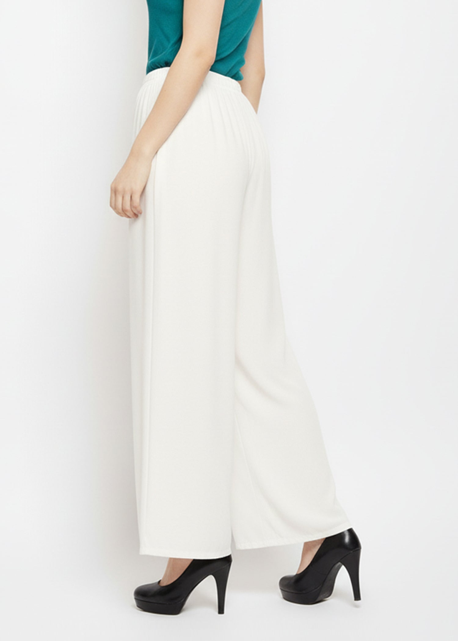 Stylish Women's Palazzo - White
